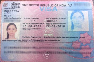 Как получить двукратную туристическую визу Индии самостоятельно?